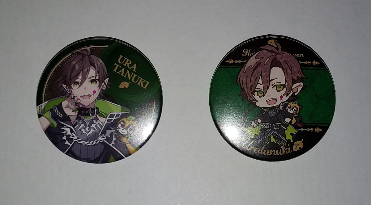 うらたぬき 浦島坂田船 バドモン 缶バッジ ハロウィン ハロパ