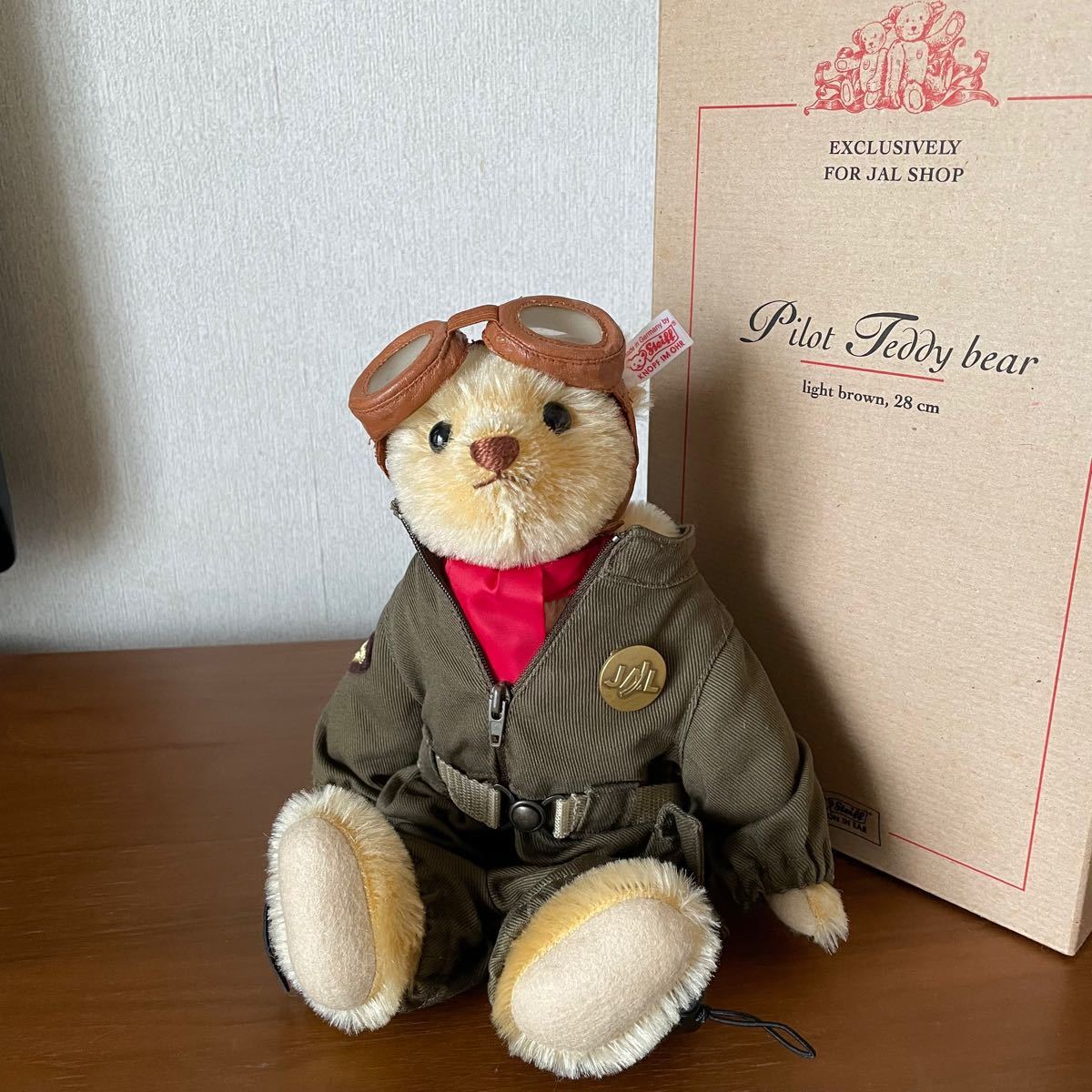 シュタイフ JALパイロットベア 2002 Steiff◇パイロット ベア