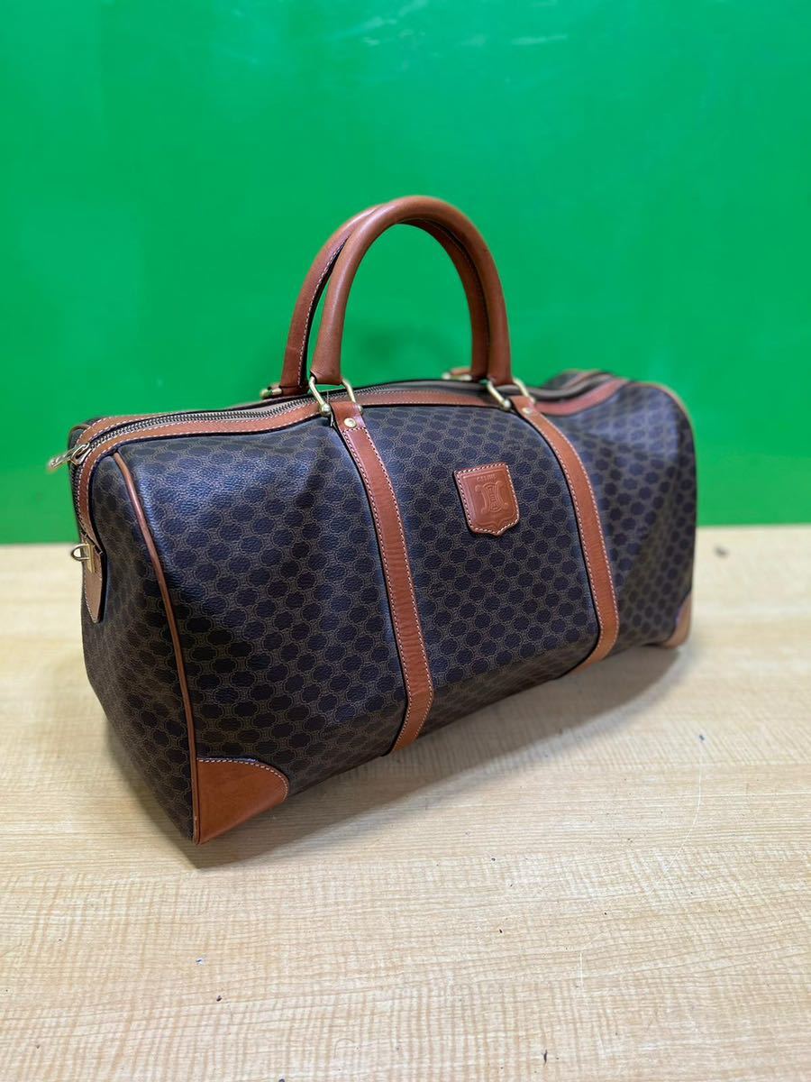 CELINE セリーヌ ボストンバッグ ヴィンテージ マカダム イタリア製