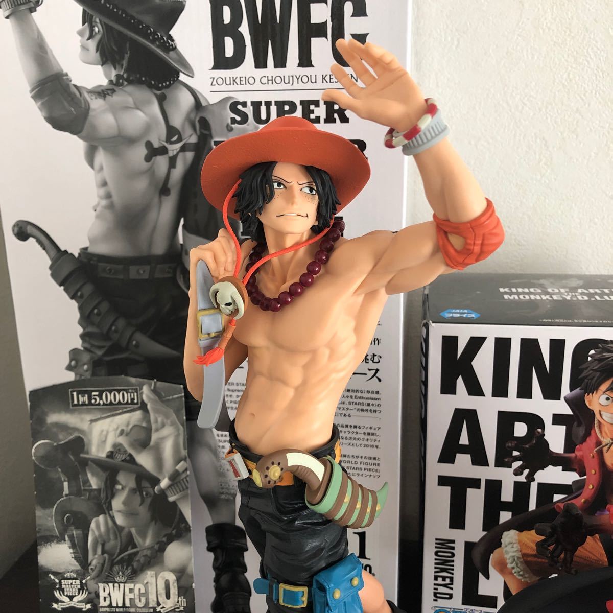 ワンピース エース フィギュア2種 SMSP A賞 KING OF ARTIST