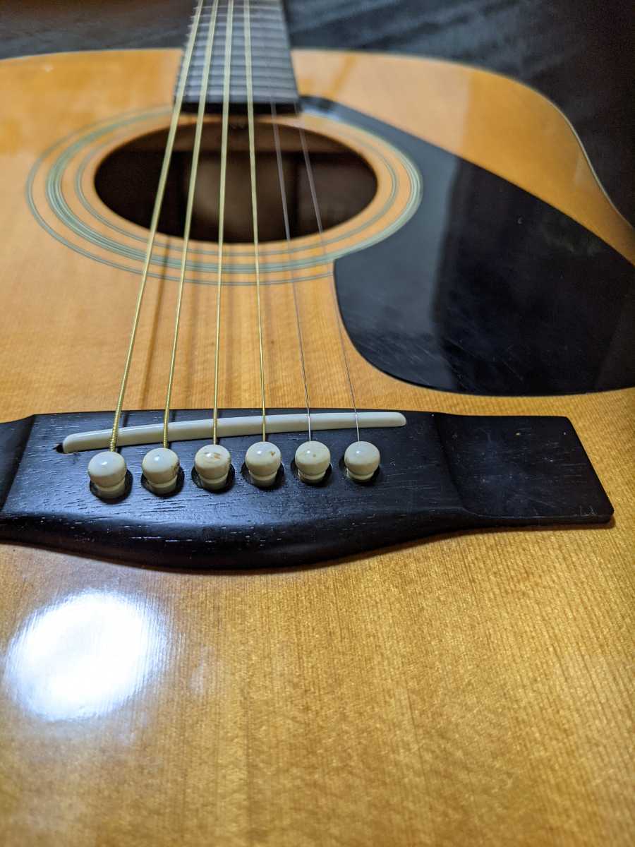 良音/YAMAHA FG-435A 改チューナー付エレアコ あの”赤ラベル”をモダン