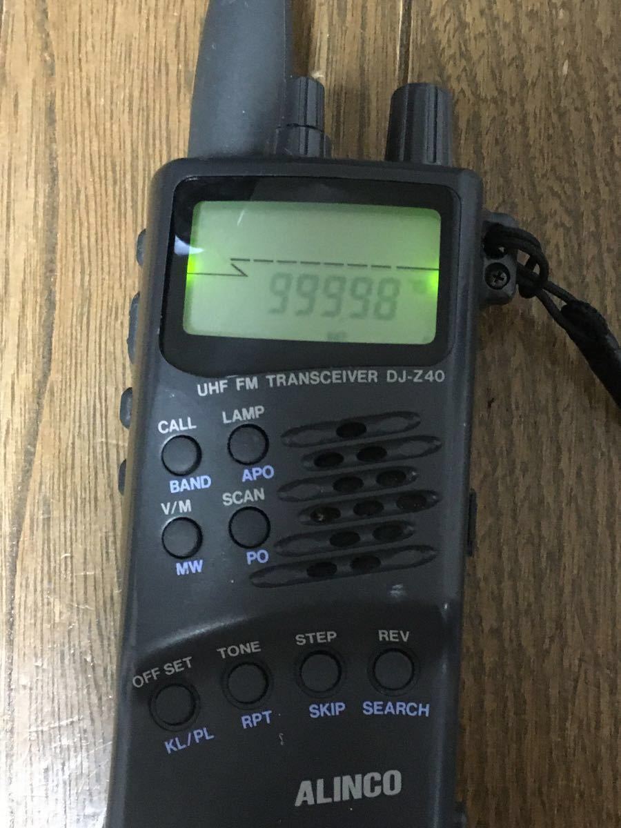 ALINCOアルインコ DJ-Z40 アマチュア無線機 430MHz ハンディー｜Yahoo