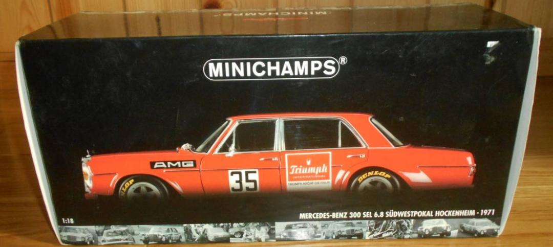 未開封 1/18 MERCEDES-BENZ 300 SEL 6.8 1971