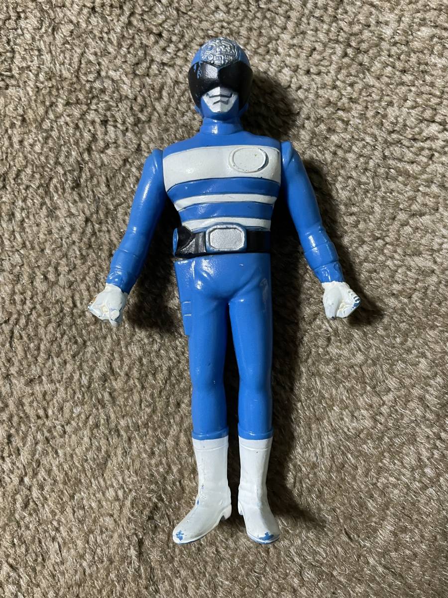 ⚠️当時物ワールドヒーロー電磁戦隊デンジマンデンジブルーポピー