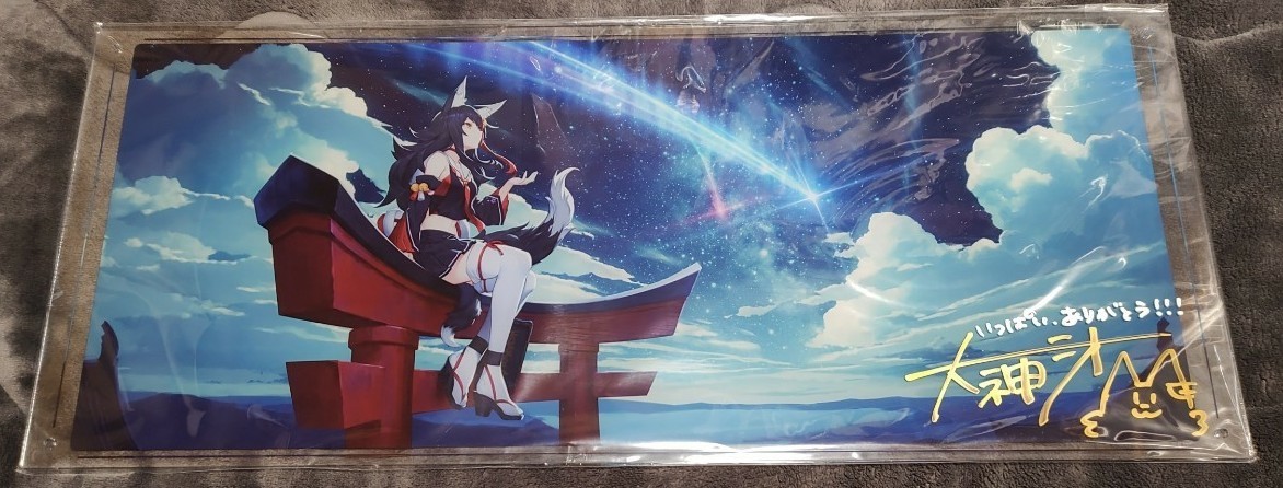最終値下げ ホロライブ 大神ミオ 1周年記念 直筆サイン入り フルセット