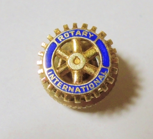 Yahoo!オークション - K9 9金 ロータリークラブ 徽章 バッジ ROTARY IN