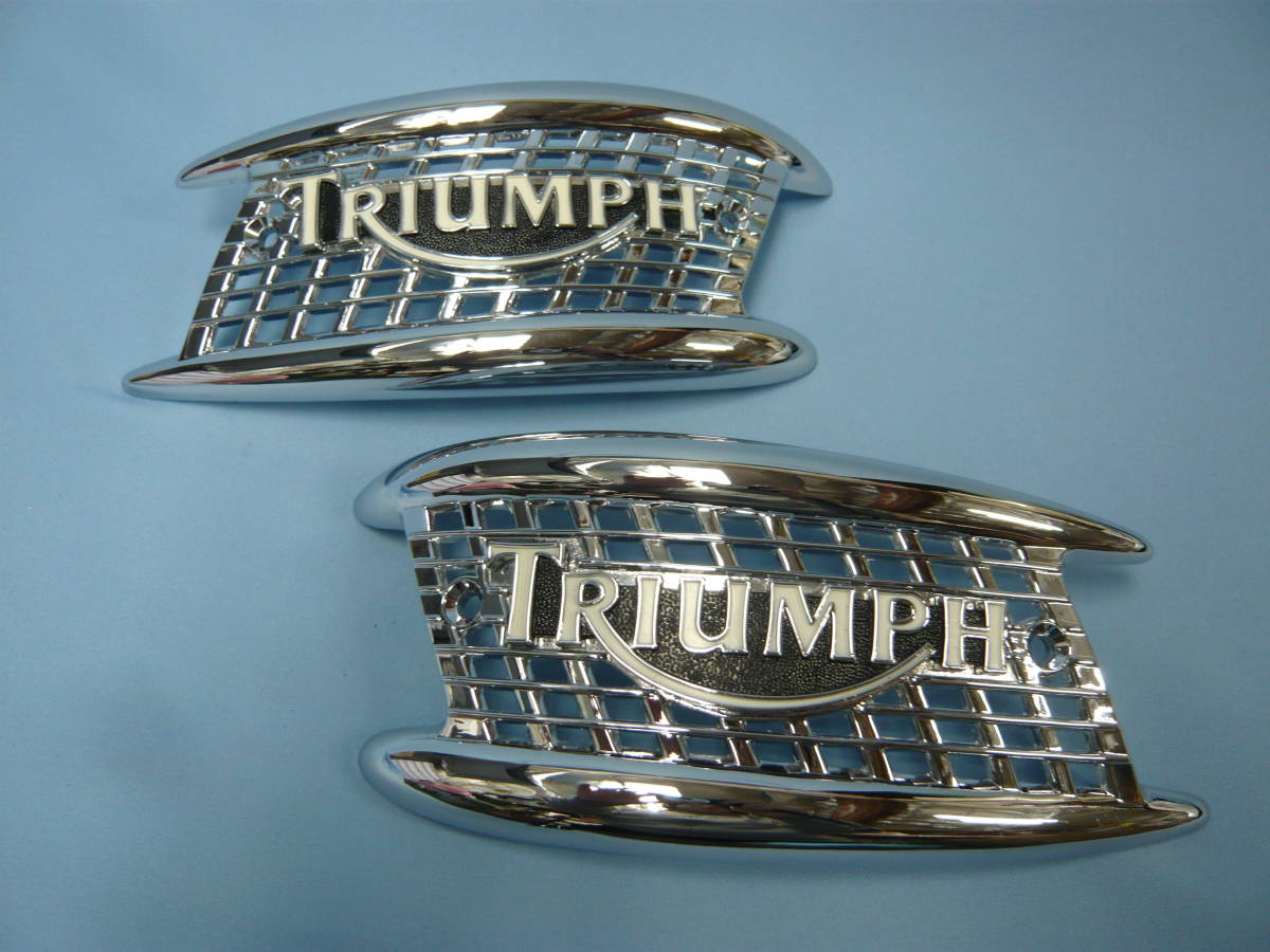 Yahoo!オークション - TRIUMPH トライアンフ タンクエンブレム JF9065/