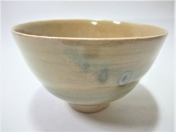 睦】虫明焼・(むしあけやき) 「黒井慶雲」作 茶道具 抹茶茶碗 共箱□ 卸売