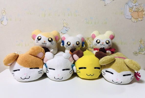 ハム太郎 マフラーちゃん＆チビ丸ちゃん お手ておつなぎ ぬいぐるみ 三