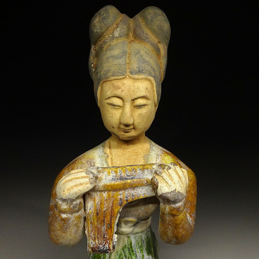 レトロ アンティーク 古玩中国唐三彩女性俑 （年代不明） 【公式通販】