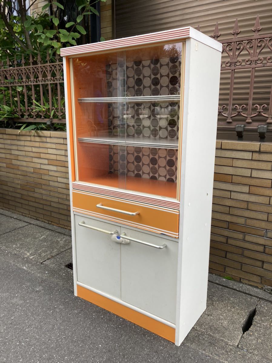 昭和レトロ 商品棚 ショーケース 引き取り限定（右側） 昭和レトロ