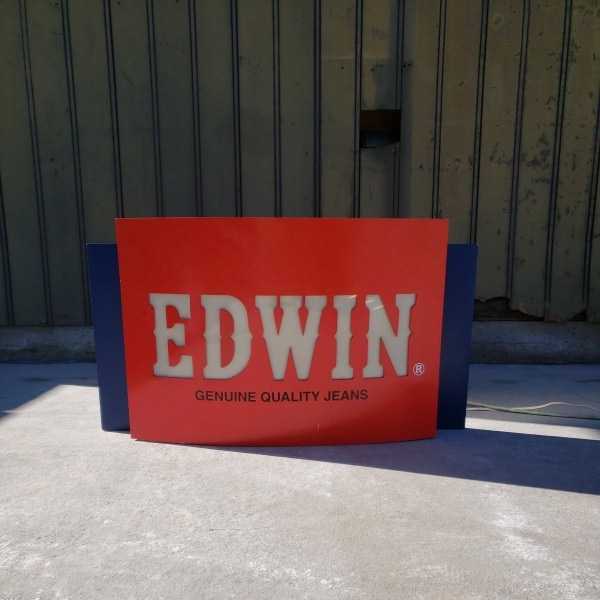 EDWIN☆USA店舗用非売品//電飾看板 Yahoo!オークション - 非売品 電飾 看板