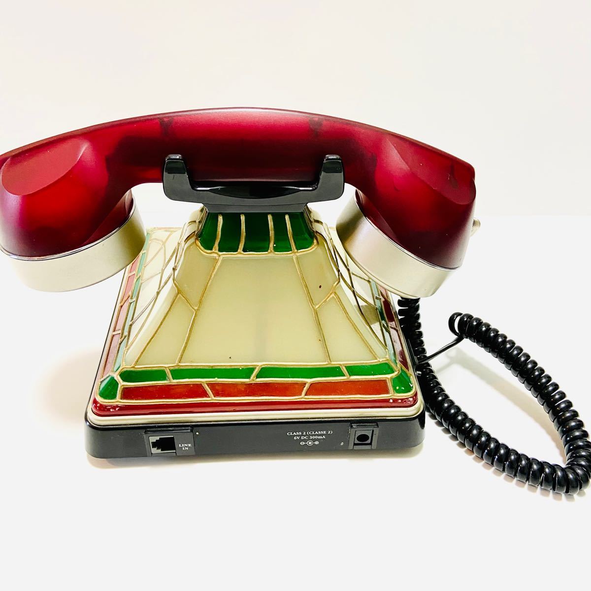 コカコーラ ステンドグラス調 ビンテージ Coca-Cola 電話機 2025年最新