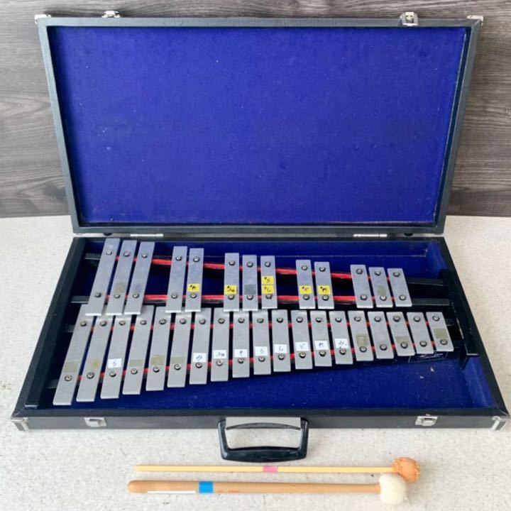 Yahoo!オークション - 1円 KOSTH コッス 卓上 鉄琴 32鍵 グロッケン 23