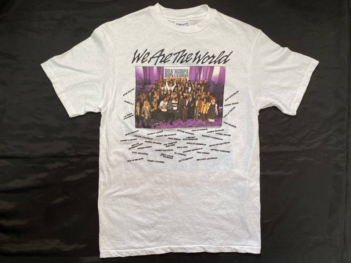 Yahoo!オークション - WE ARE THE WORLD USA FOR AFRICA Tシャツ / ウ