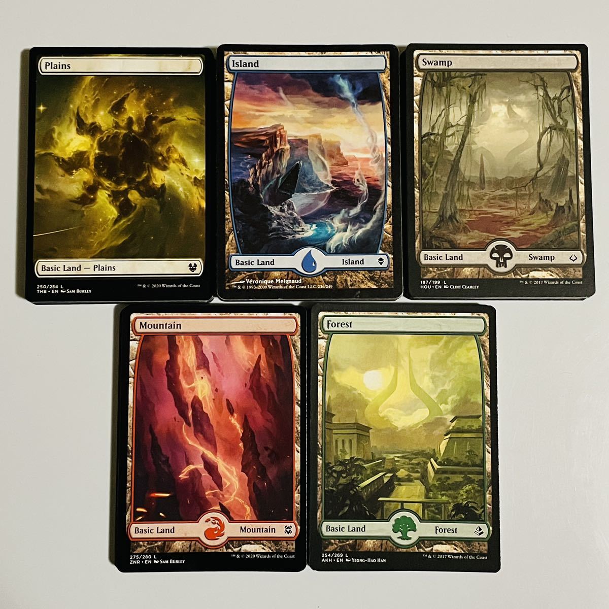 MTG 英語 基本地形 基本土地 全コンプリート 3ED〜LTR コレクション向