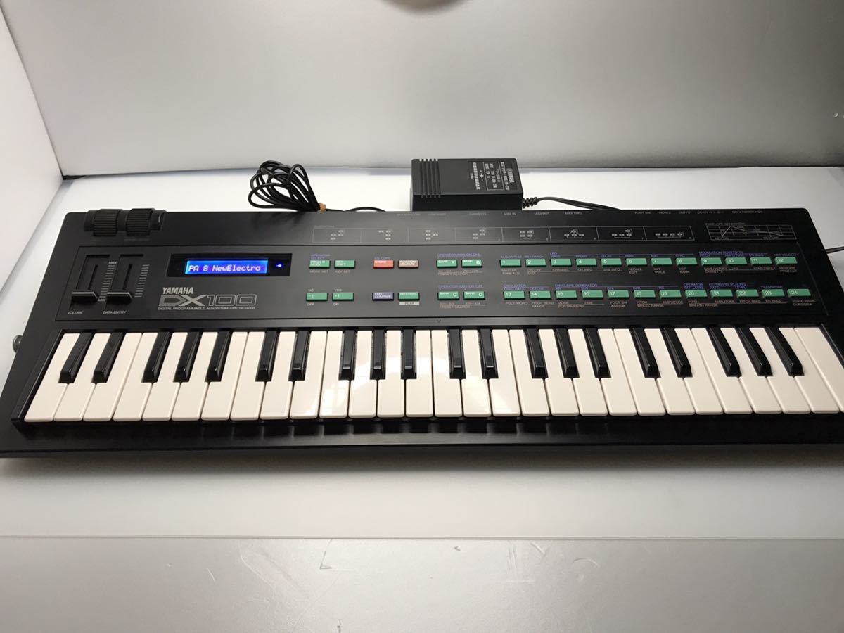 ジャンク 銘器 YAMAHA DX100 FM音源 シンセサイザー 動作確認済み