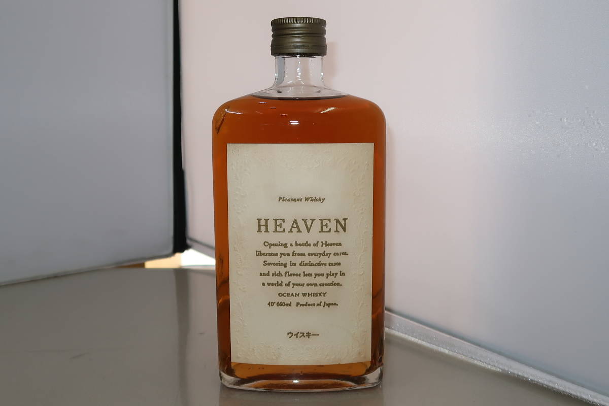 稀少！古酒未開栓三楽 オーシャンウイスキー HEAVEN ヘブン 660ml 40％