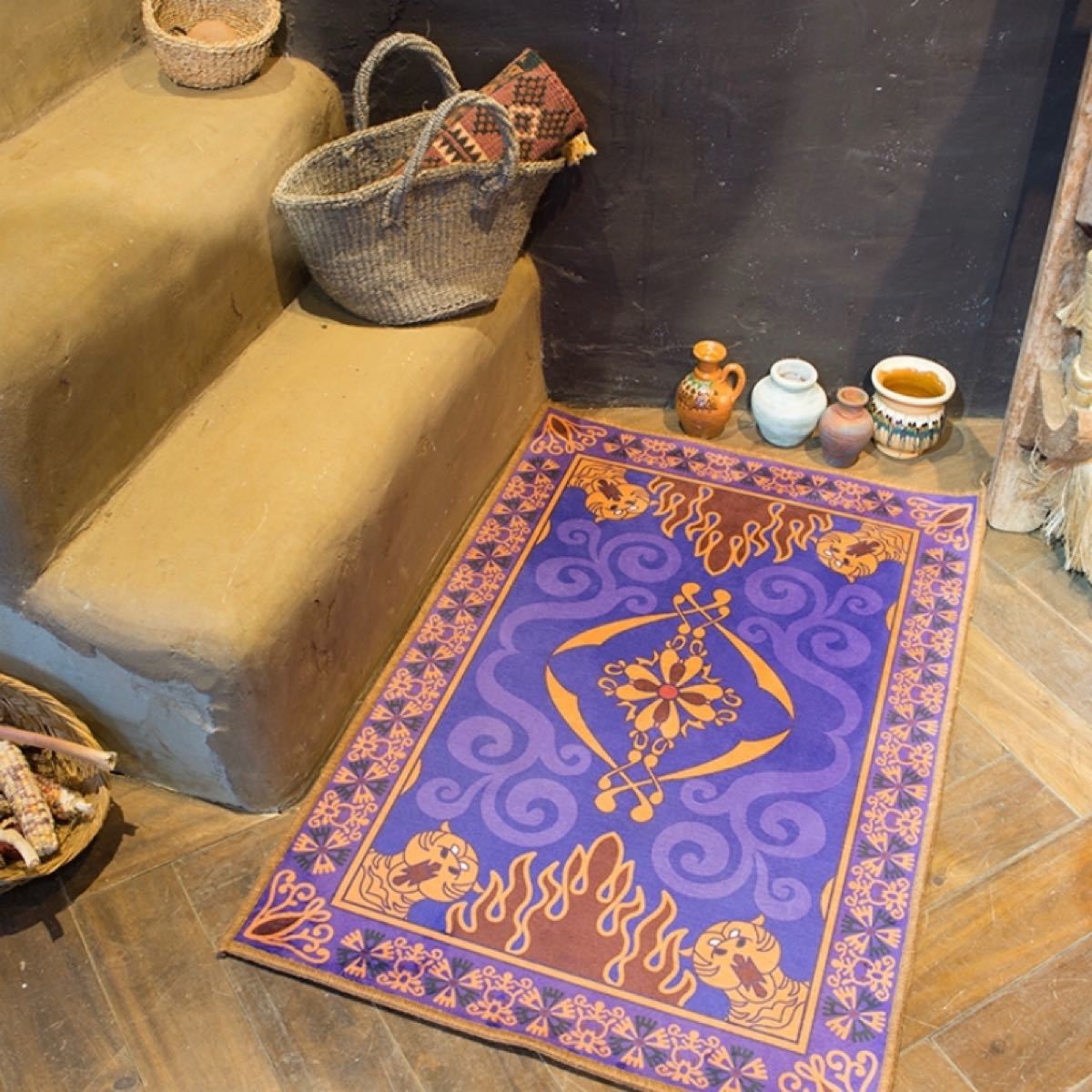 アラジン 魔法の絨毯 マット ジャスミン ディズニーランド ラグマット