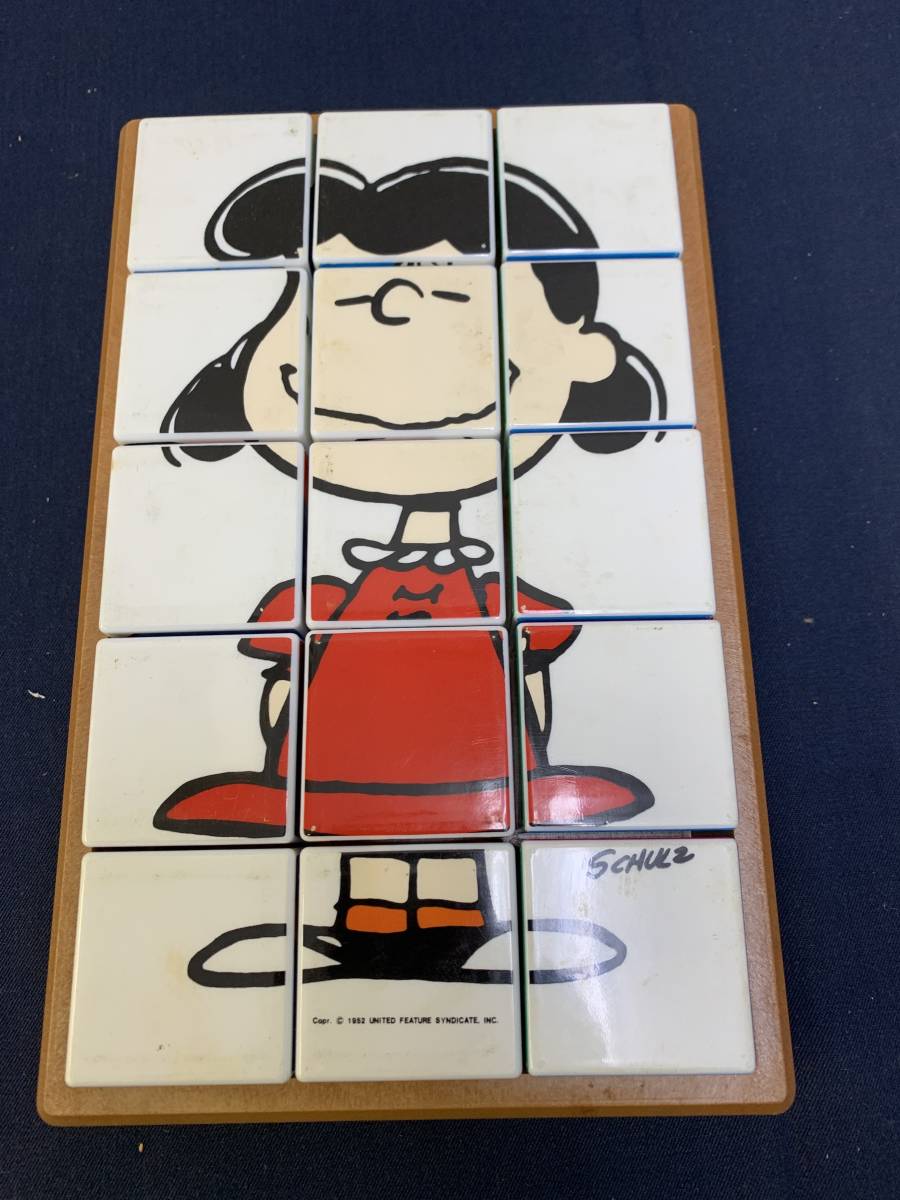 ビンテージ 80s PEANUTS パズル 完成品 アポロ社 レトロ スヌーピー