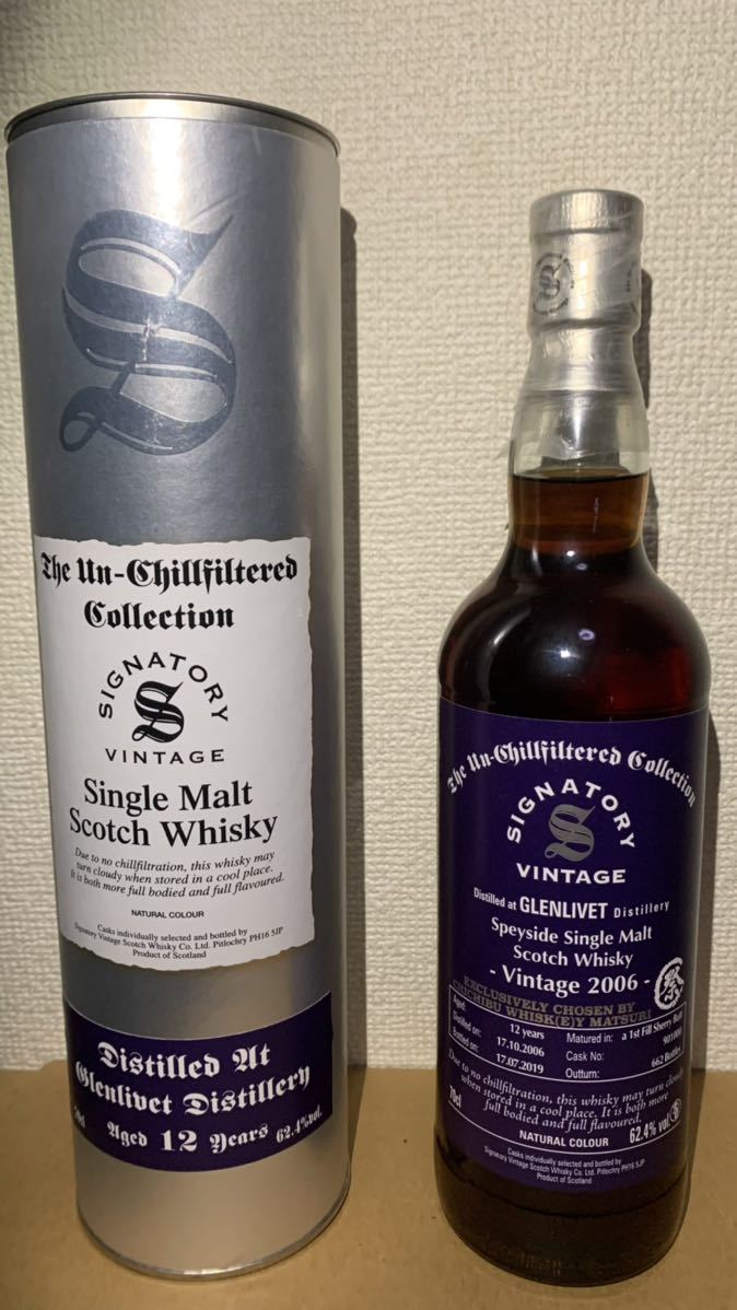 シグナトリー グレンリベット(GLENLIVET）2006-2019 12年 秩父
