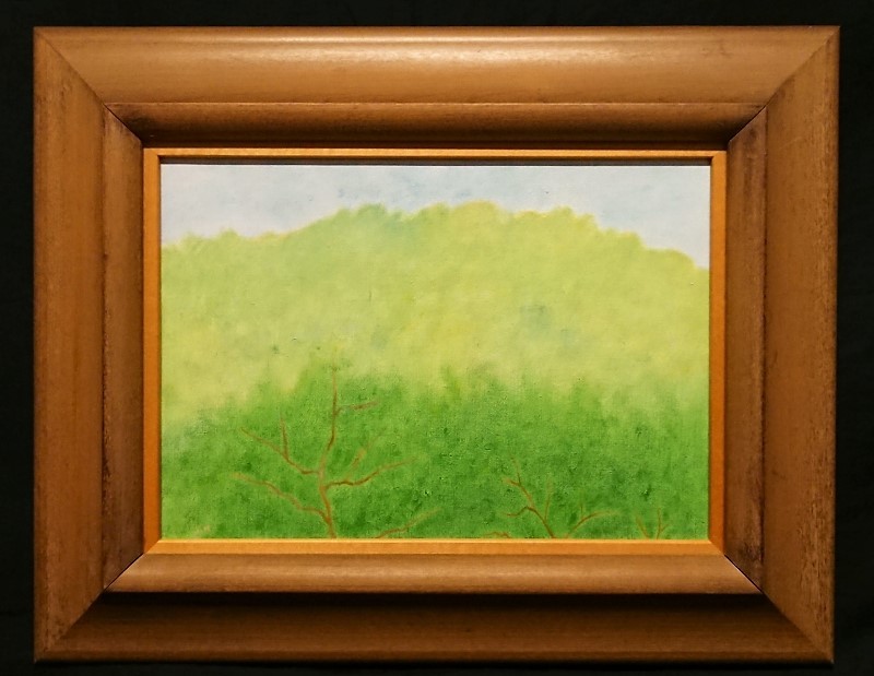 日本画家・米重 忠夫 よねしげ ただお・真作保証 日本画家・米重 忠夫