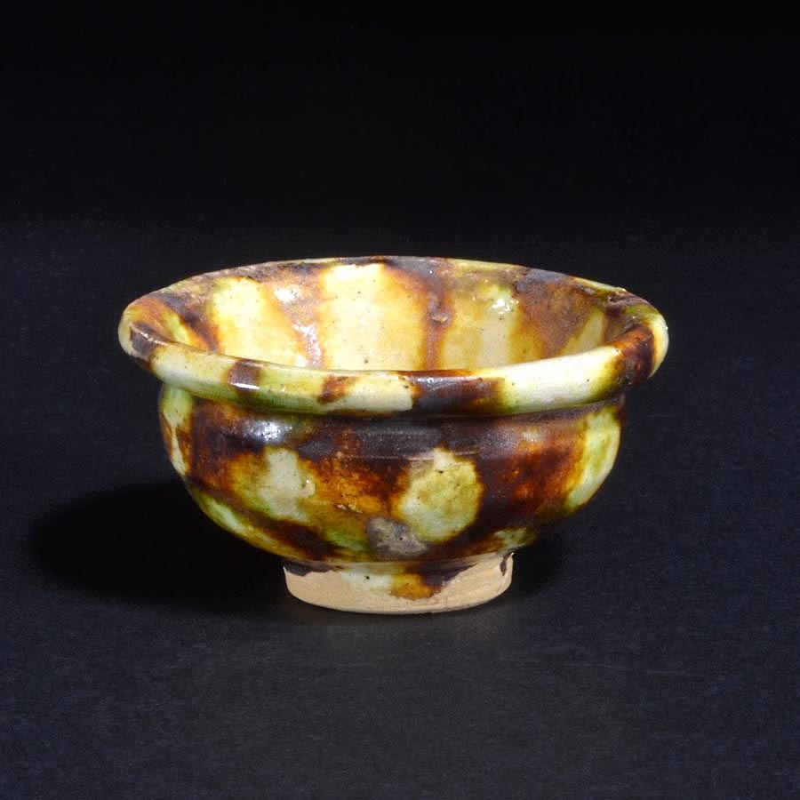 中国唐代 唐三彩 盃 7～8世紀 時代保証 中国 骨董 唐物 陶磁器 古