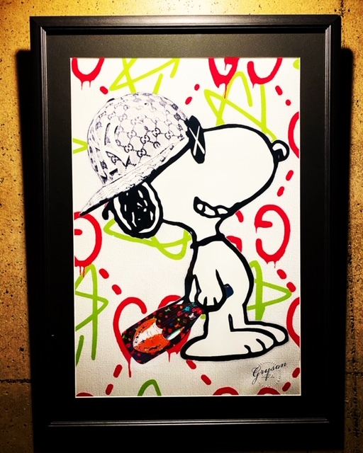 Grysonアート2.5Lドンペリグッチヴィトンパロディオマージュアート