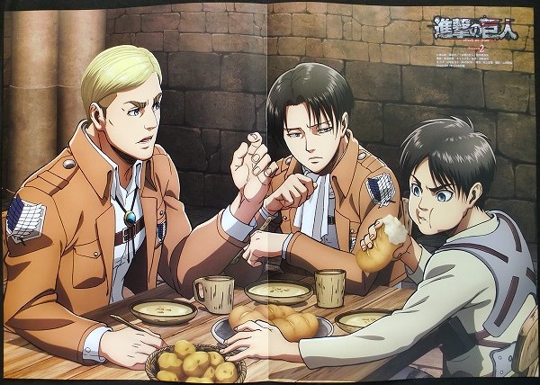 Yahoo!オークション - 進撃の巨人 ピンナップポスター エルヴィン・ス