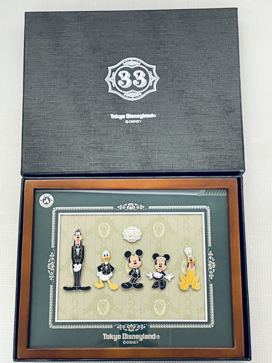 非売品】東京ディズニーランド クラブ33 33周年記念ピンバッジ セット