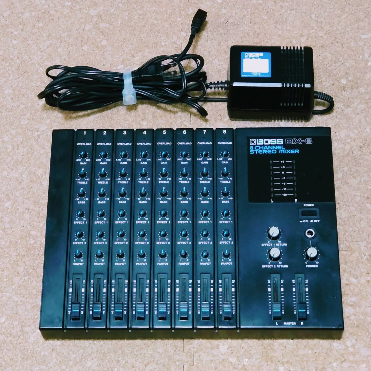Yahoo!オークション - BOSS BX-8 8 Channel Stereo Mixer／ 8チャネル