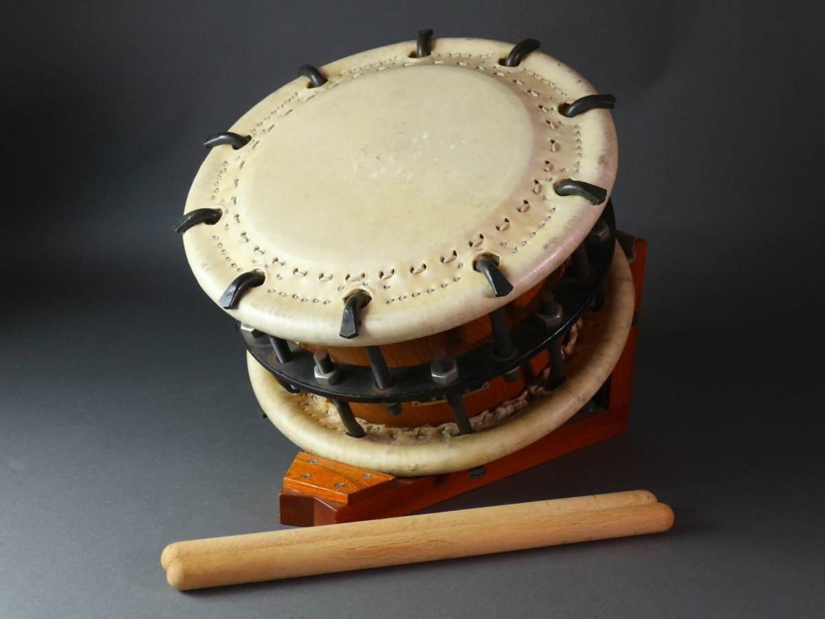 締太鼓 和太鼓 和楽器 バチ付き 伝統芸能 伝統芸能 締太鼓 和太鼓