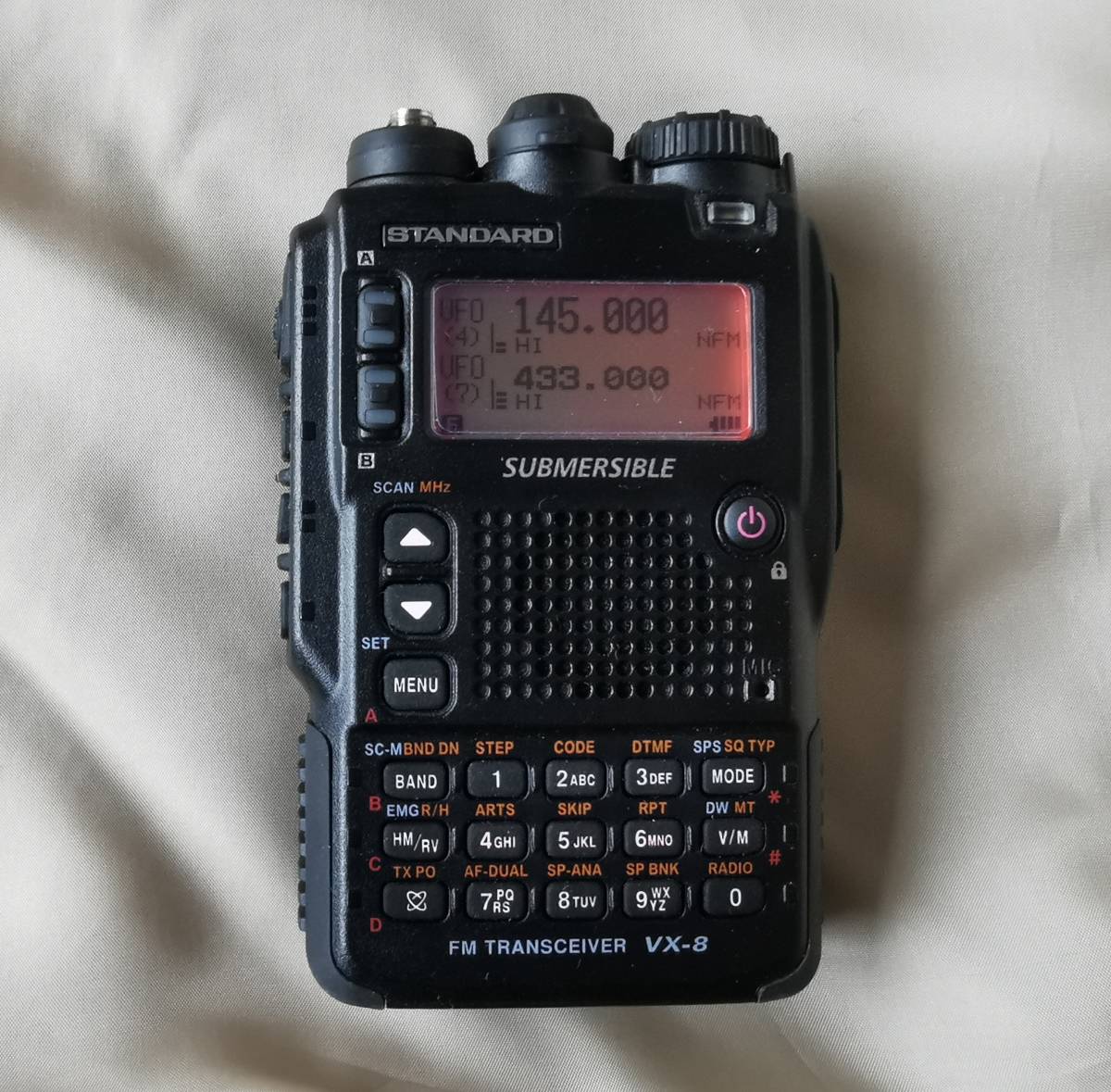 八重洲VX-8Dトランシーバー 商品情報 - VX-8/VX-8D／八重洲無線株式会社