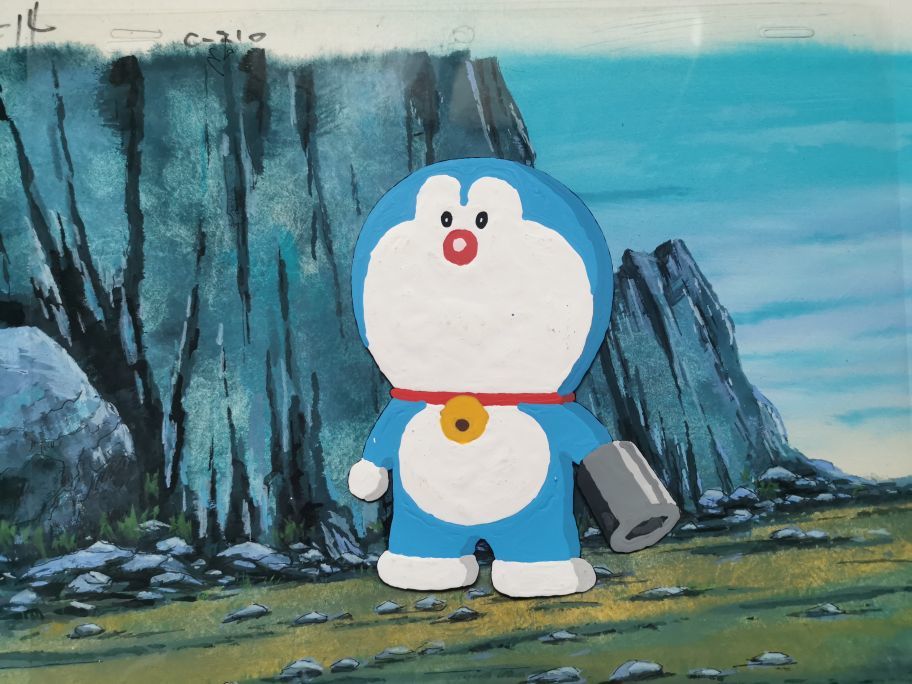 ドラえもん のび太 セル画4枚＋原画セット C-58 ドラえもん のび太