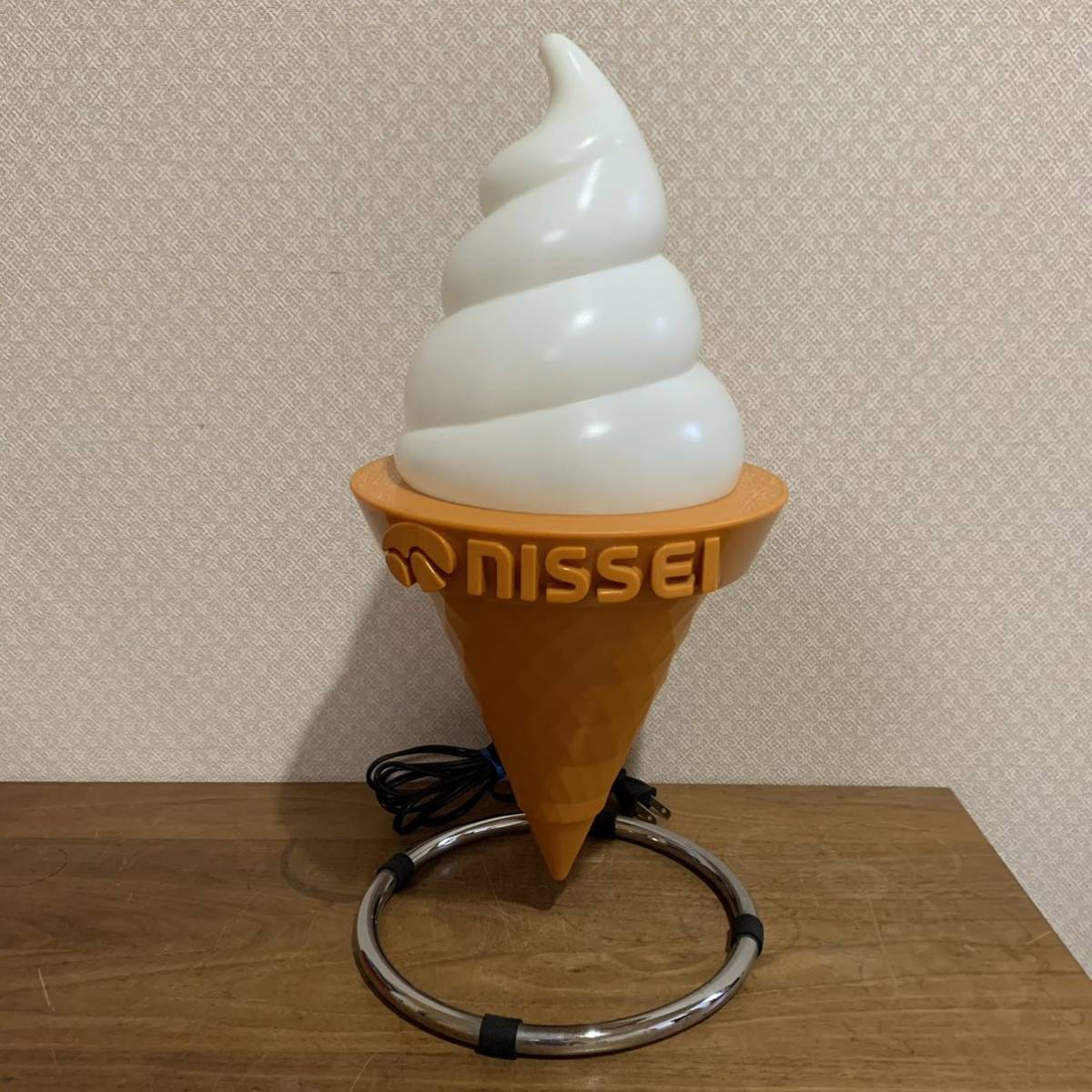 レア 非売品 美品 NISSEI ニッセイ 日世 ソフトクリーム 卓上 看板
