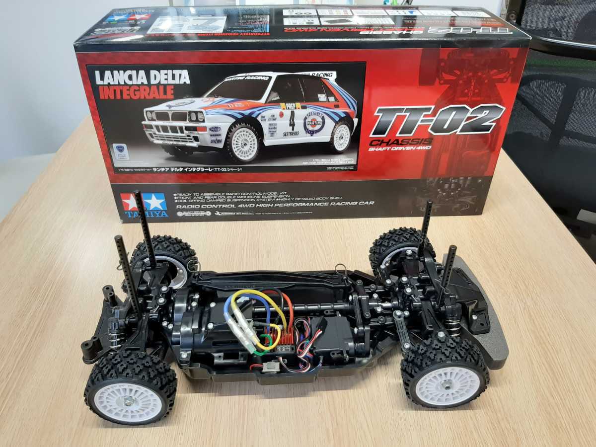 タミヤTT02Bタイプのフルベアリングフルオプション車 タミヤTT02B