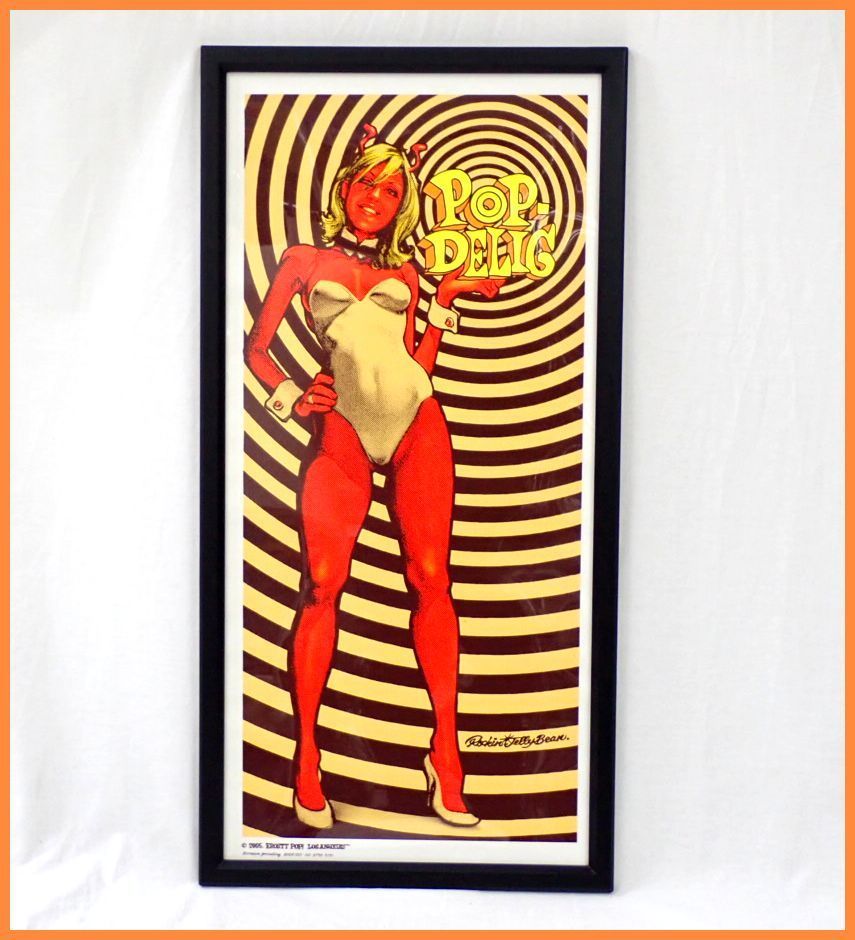 ロッキンジェリービーン POP-DELIC GIRL シルクスクリーン ポスター