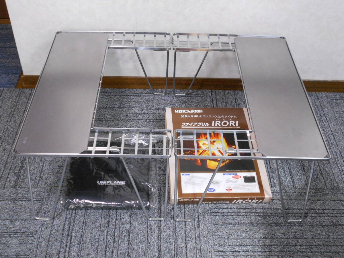 美品】ユニフレーム_廃盤品いろりテーブルUF IRORI EXT