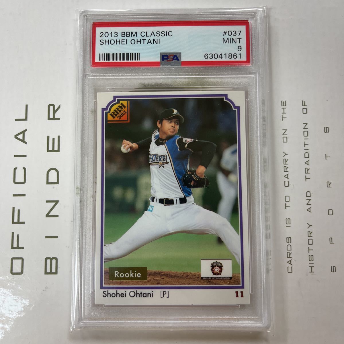 鑑定済 2013 BBM classic PSA9 大谷翔平 shohei ohtani ストア rookie