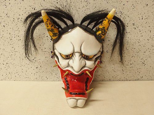 Yahoo!オークション - 0320395s【『般若』 石見神楽面】飾り面/伝統工