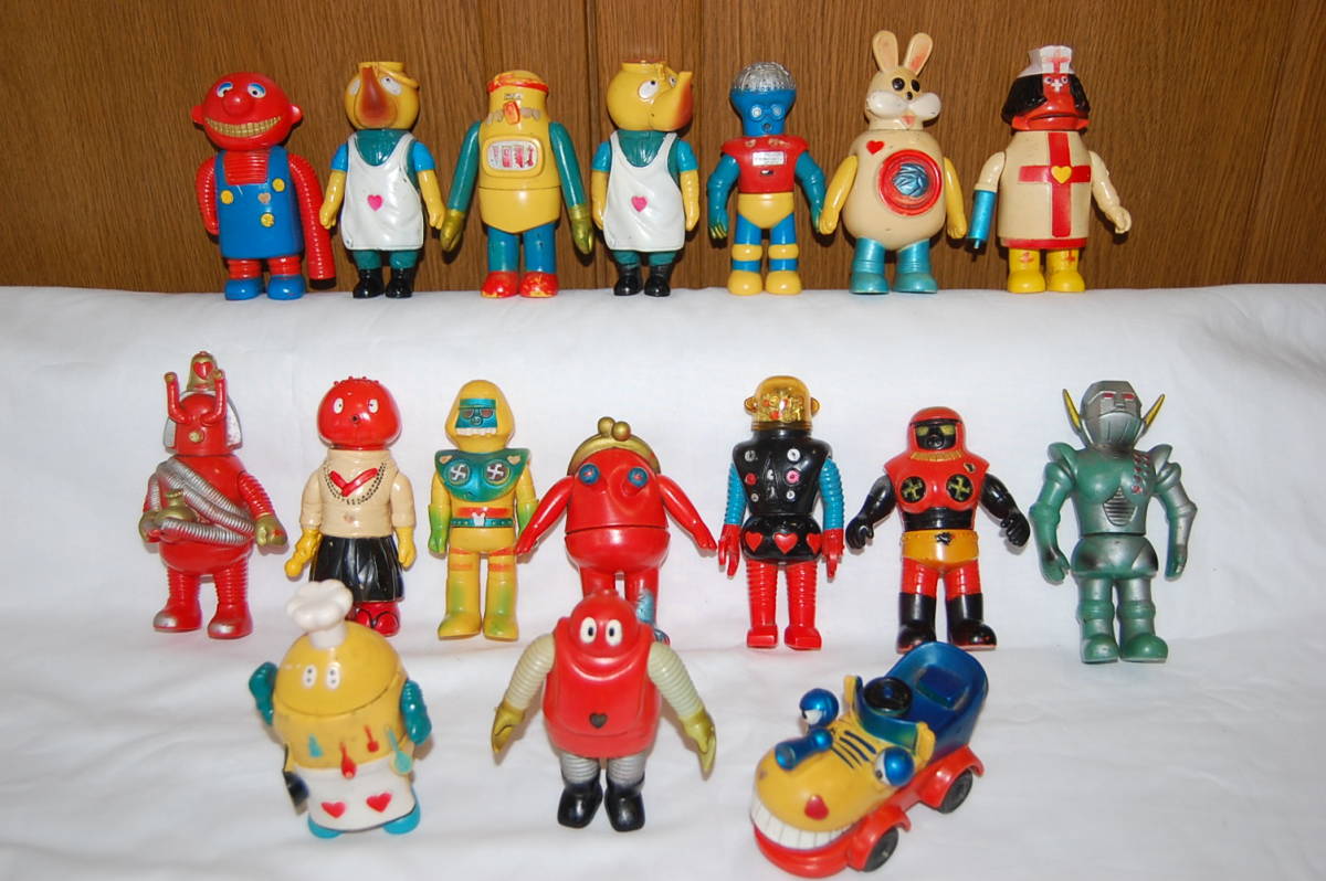 Yahoo!オークション - 当時物 ポピー ロボコン ソフビ まとめて 17体セ