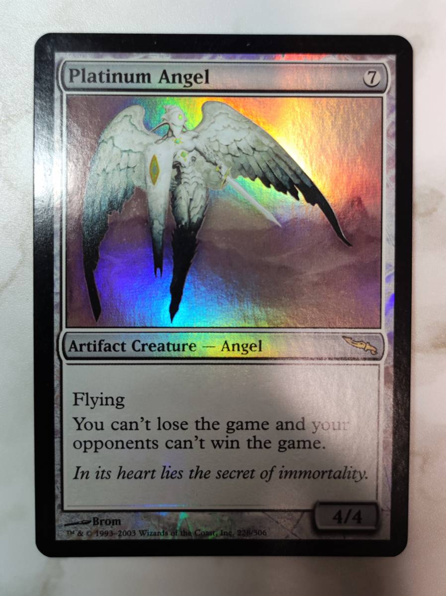 白金の帝像 foil 日本語版 signed 白金の帝像 foil 日本語