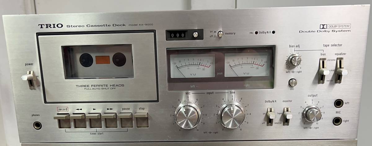 TRIO トリオ KX-9000 ステレオカセットデッキ 注文 オーディオ機器
