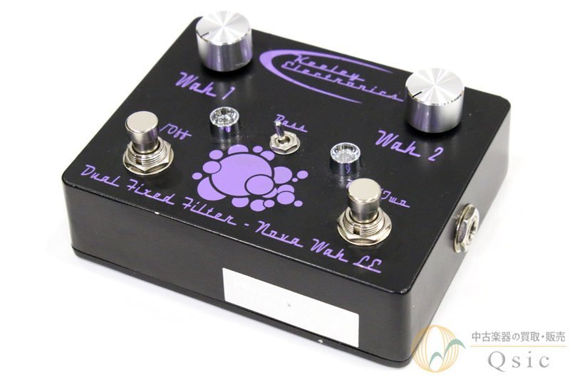 良品] Keeley Nova Wah Dual Fixed Wah 半止めワウサウンドを2種類