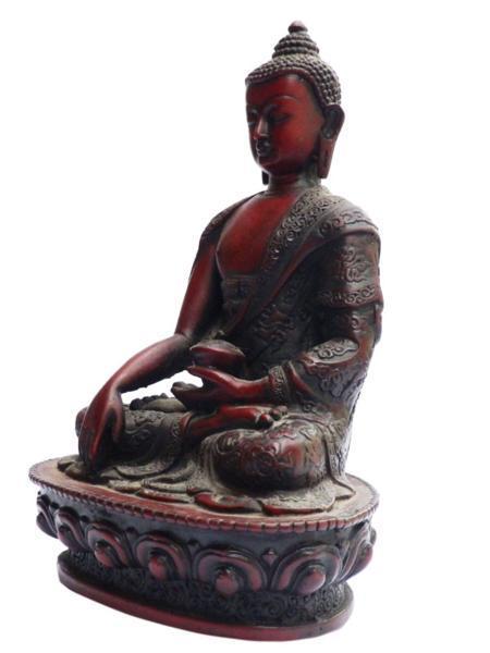 □☆アジアン雑貨 ネパール仏像 釈迦如来像（BTS-27）