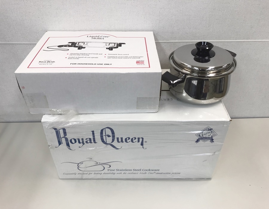 royal queen 新品 ロイヤルクイーン 電気 スキレット フライパン @
