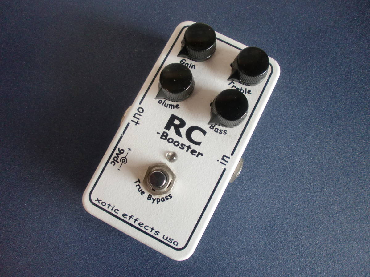 214 xotic RC-Booster 手書きシリアルナンバー 214 xotic RC-Booster