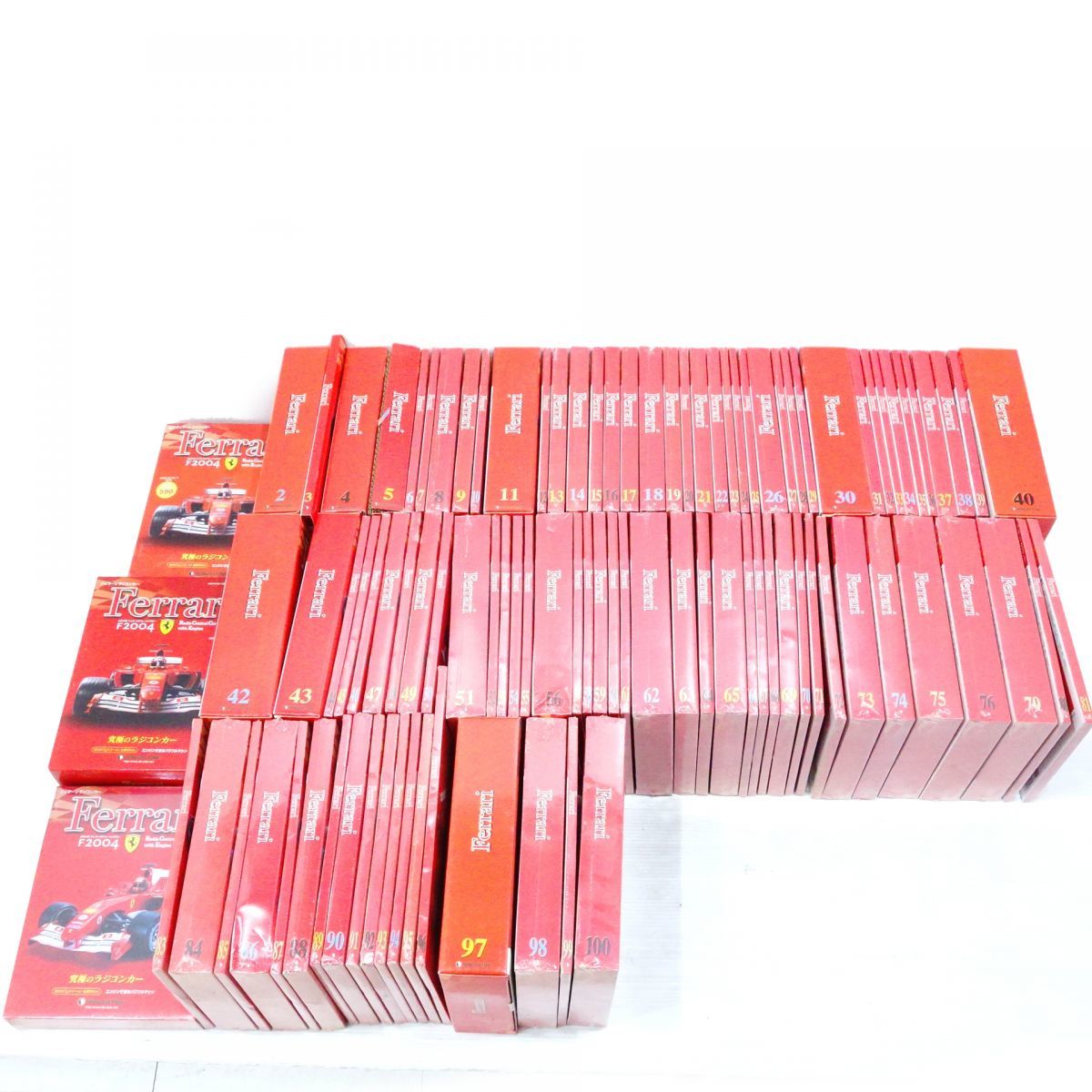 075【未組立】デアゴスティーニ 1/8 週刊 フェラーリ F2004 ラジコン