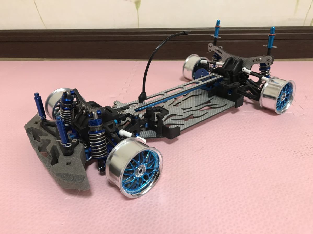 ヨコモのドリパケ カーボンシャーシ+アルミパーツ類 プロポ ヨコモの