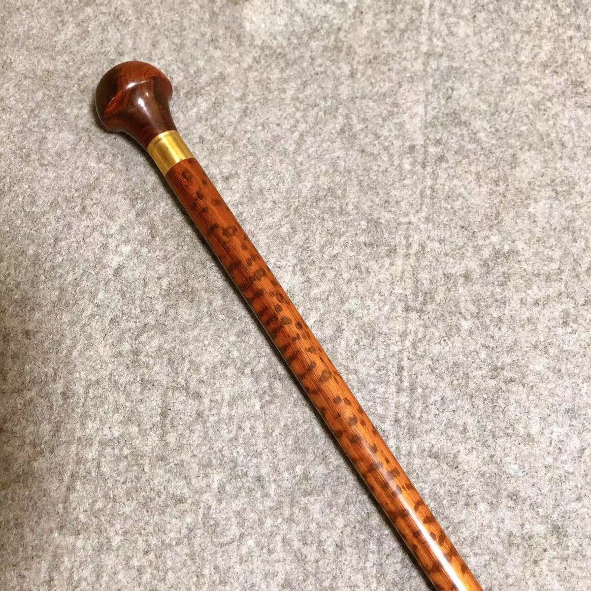 スネークウッド 杖 ステッキ 銘木 プレゼント
